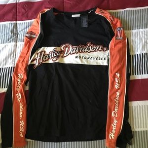 Long Sleeve Harley Riding top for ladies